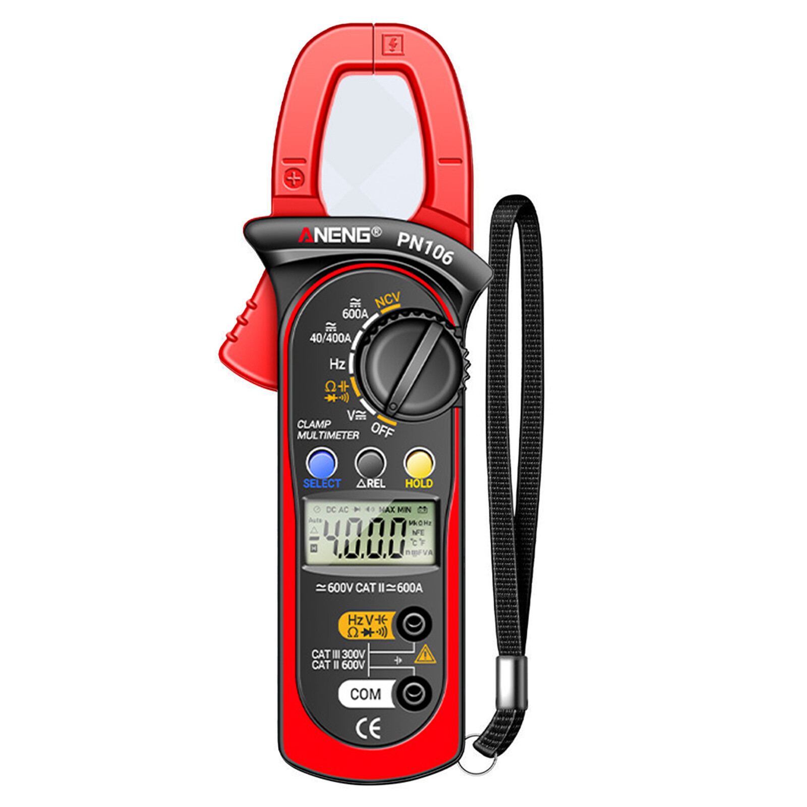 NEW AC/DC Current Digital Clamp Meter Amp Multimeter Handheld Tester 4000 Counts