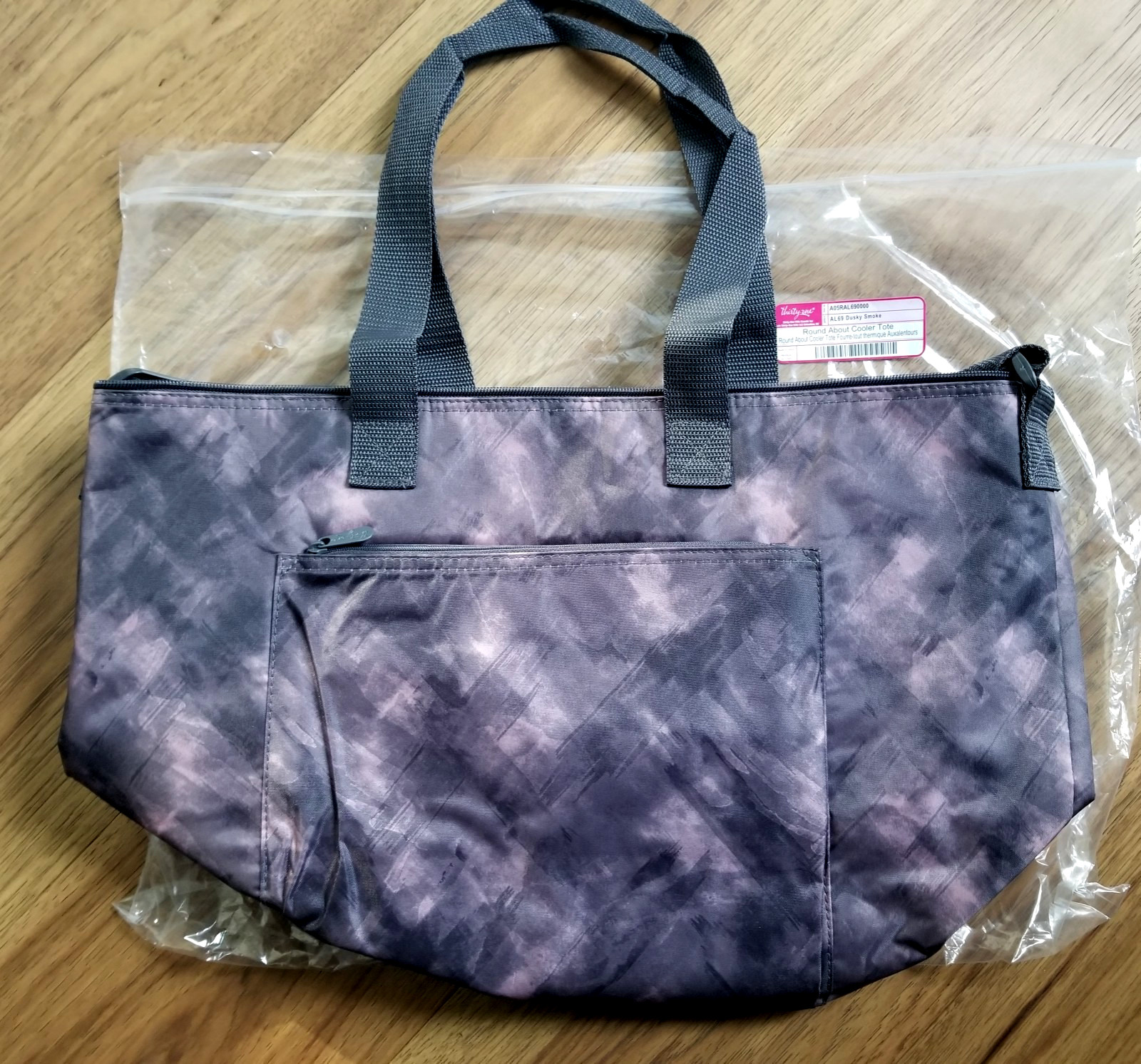 NEW! Thirty One Round About Cooler Tote Dusky Smoke Picnic Camp Tailgate Thermal