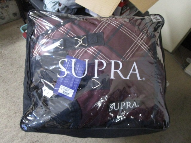 Supra Winter Horse Turnout BLANKET Full Neck WINE TASTING Size 78" 300 gm