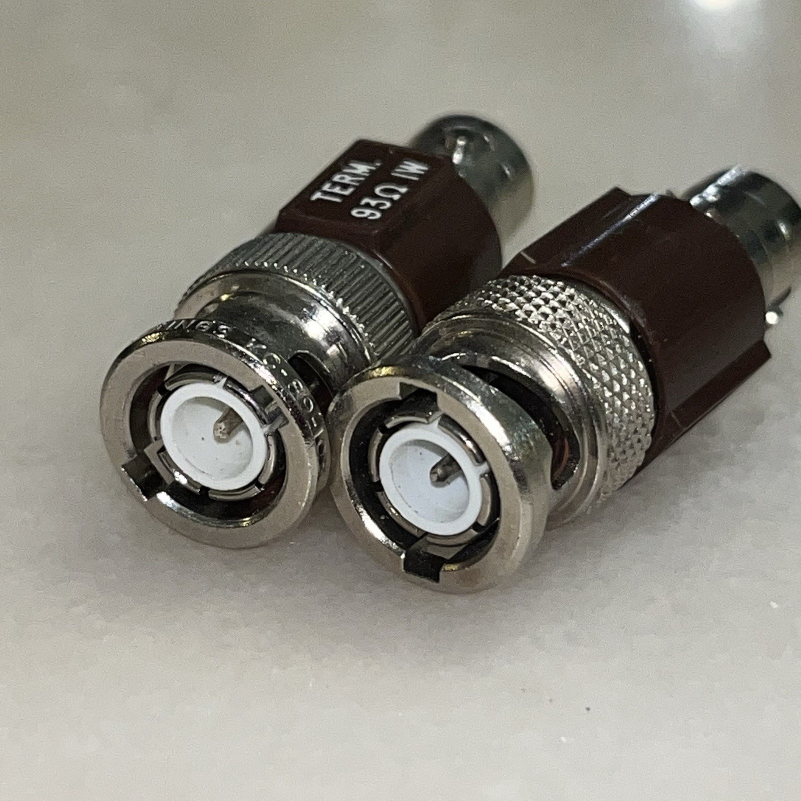 Lot of 2 — TEKTRONIX 011-056 93OHM 1W ATTENUATOR