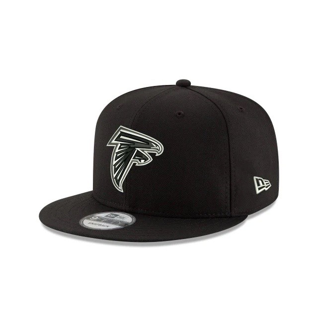 New Era Atlanta Falcons Black On White NFL 9Fifty Snapback Hat