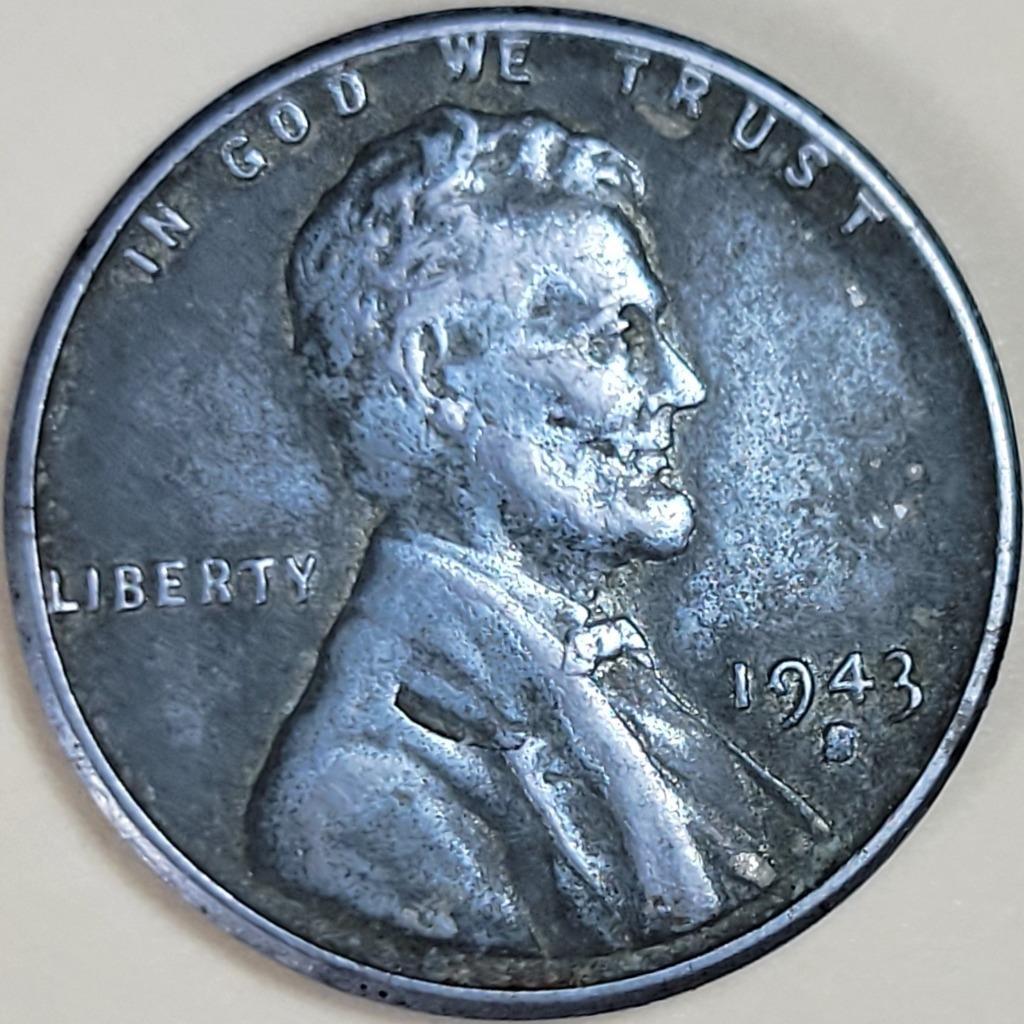 1943-S Steel Lincoln Wheat Cent - Average Circulation