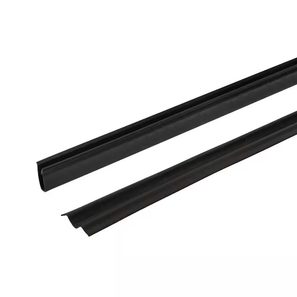 6 Ft. X 10 Ft. Composite Vinyl Black Chain Link Privacy Fence Slat