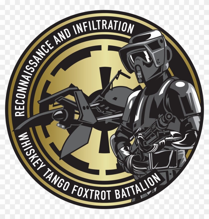 Star Wars Scout Recon and Infiltration Unit Self-adhesive Vinyl Decal/Sticker