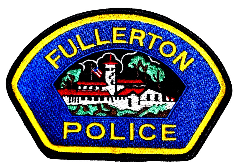 FULLERTON – POLICE - CALIFORNIA CA Sheriff Police Patch COURTHOUSE US FLAG