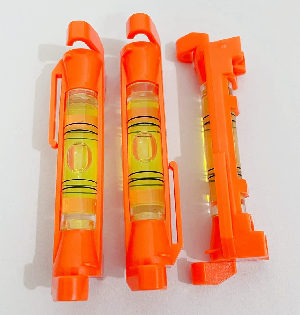 6x Hanging Bubble Line Level Small Horizontal String Bubble Spirit Levels Mea...