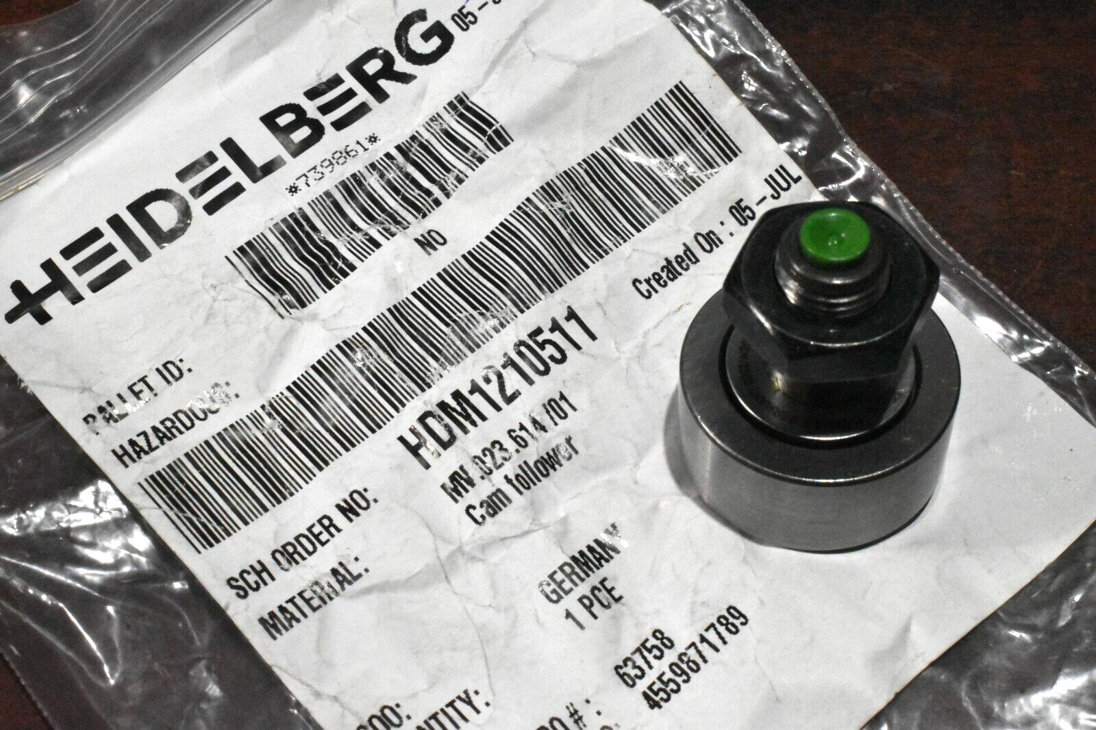 Heidelberg MV.023.614 /01 Cam Follower