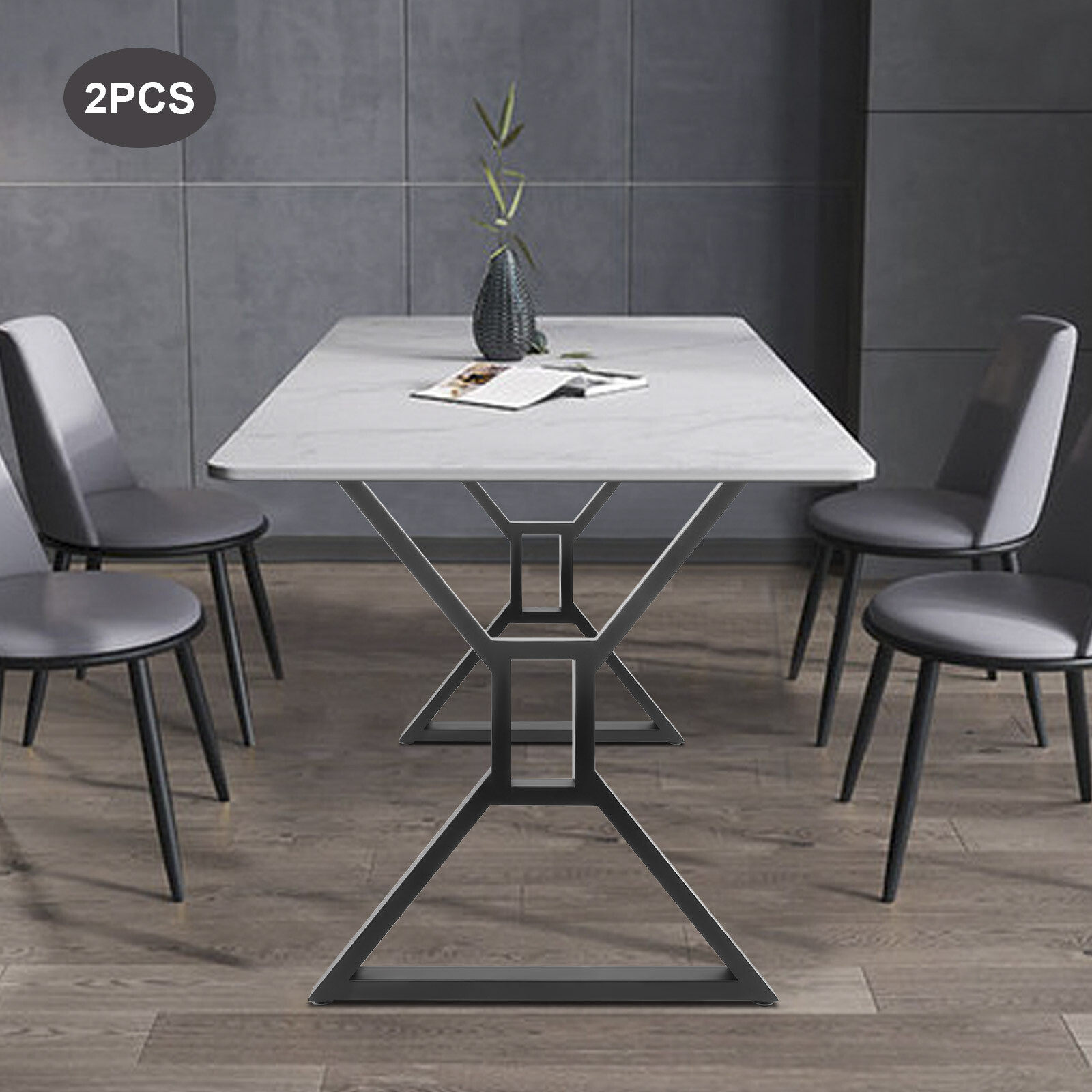 Table Legs Set of 2 Metal Desk Leg 28?? Dining Table Leg DIY Industrial