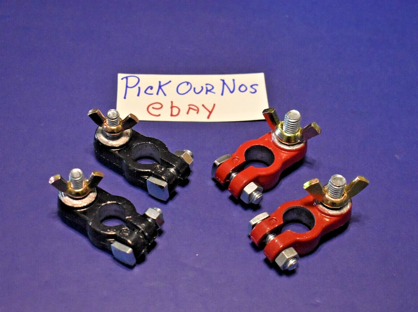 4 Top Post  Marine Battery Terminal Epoxy Coated 2 Neg 2 Pos Deka East Penn