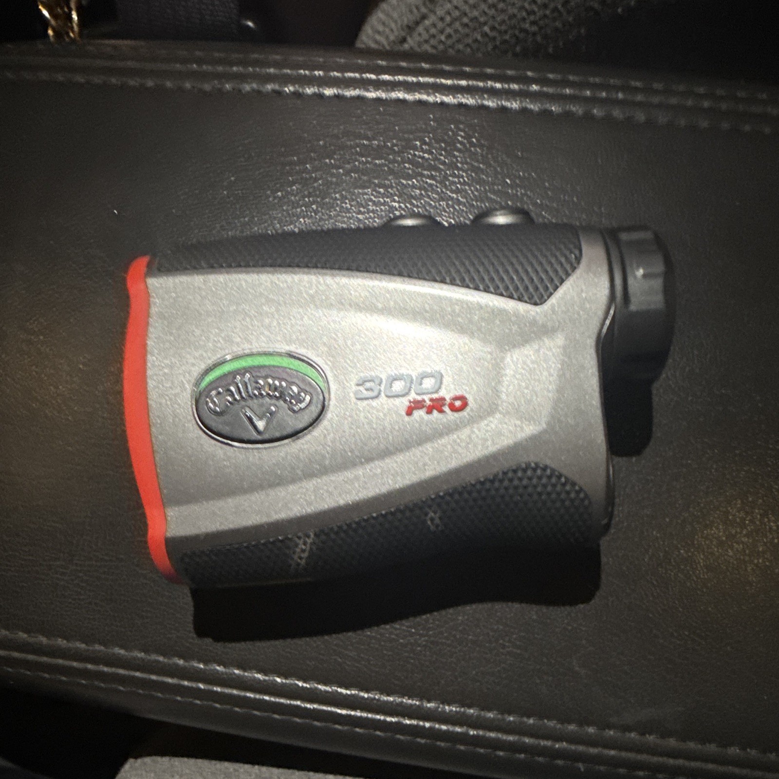 Callaway 300 Pro Golf Laser Rangefinder Fast Focus System Gray Black Red