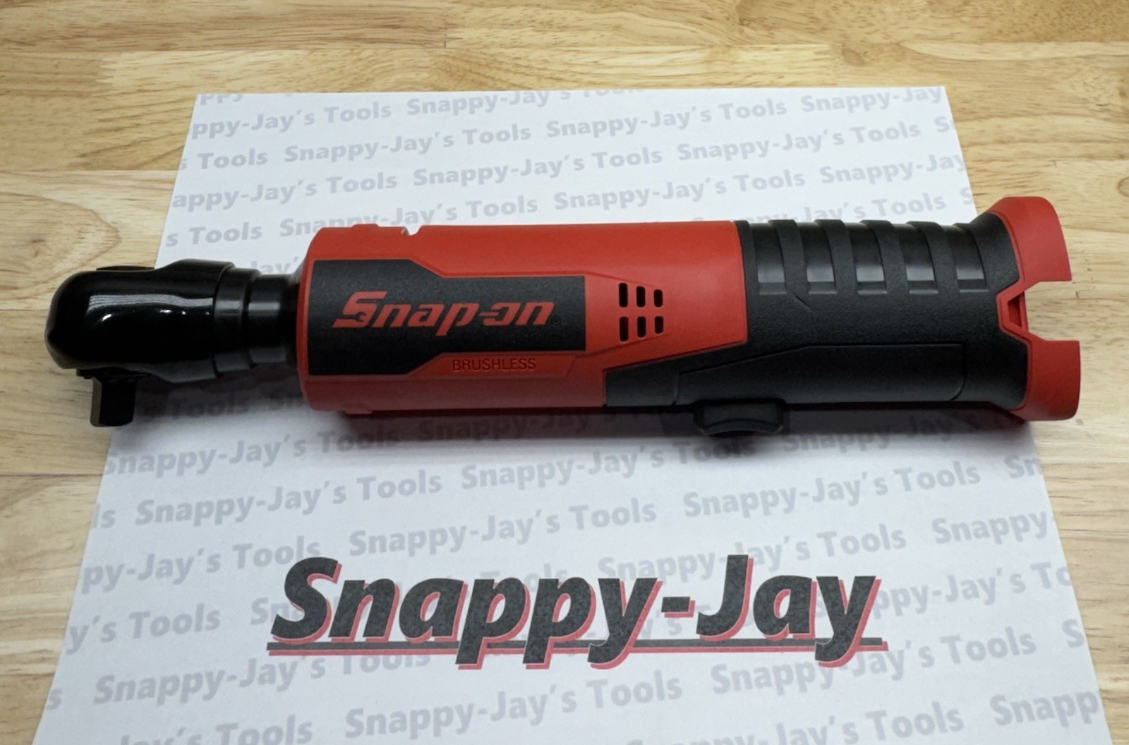 Snap-on Tools NEW RED 3/8” Drive 14.4v BRUSHLESS Cordless Ratchet CTR861A