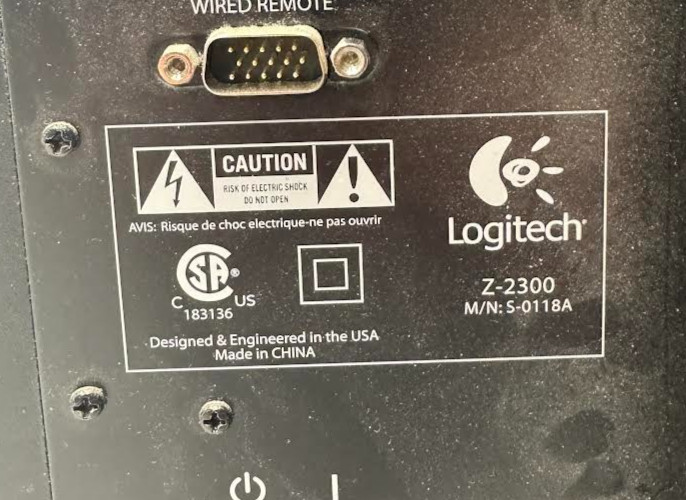 Logitech Z-2300 THX-Certified 2.1 Speaker System with Subwoofer *tested*