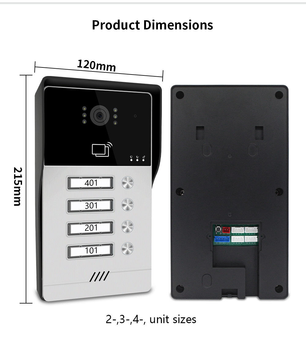 Tuya Smart 7-Inch Touch Panel (2 Pack) | with Motion Sensor & 2-Way Audio