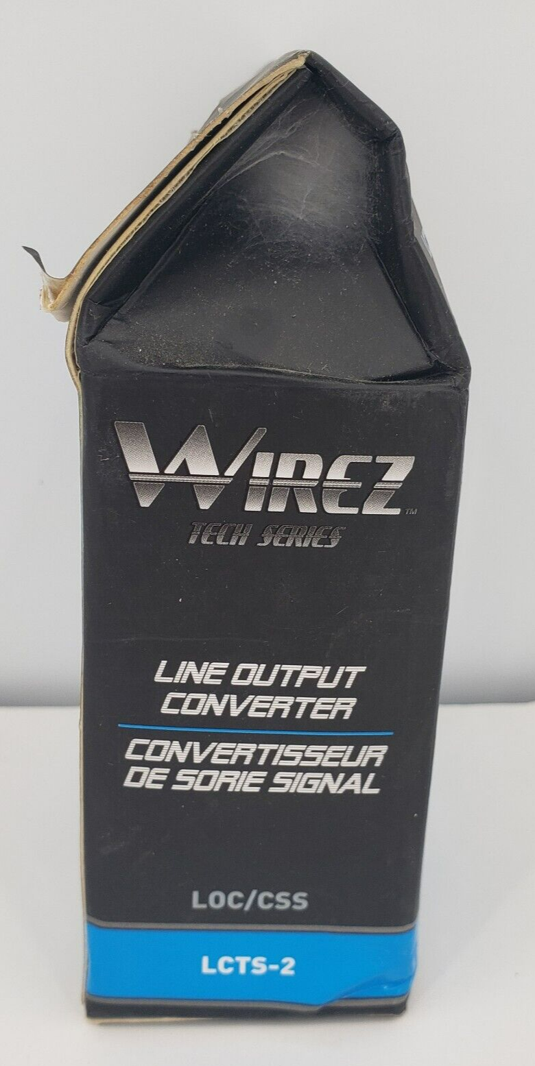 Wirez 2 Channel Line Output Converter With Remote Turn On Trigger LCTS-2