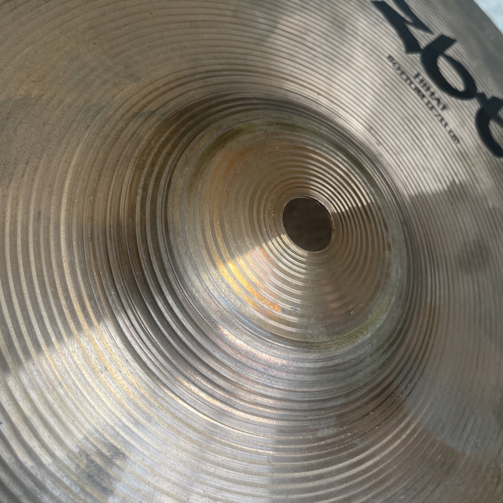 Zildjian 13” ZBT HiHat Cymbal bottom