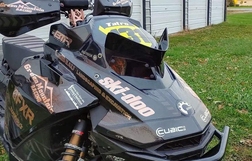 *Premium* Gloss Black Powder Plow Fits Ski-Doo 2019-2025 600RS ~ 213 Parts