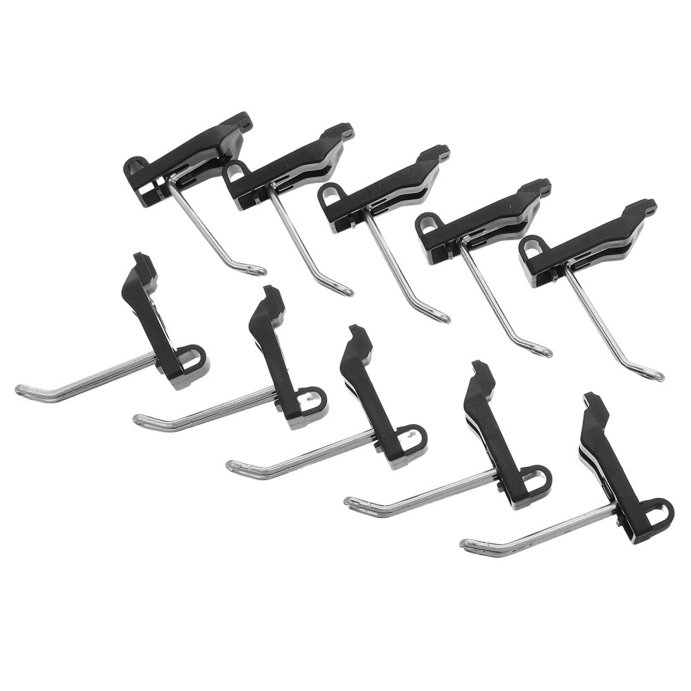 10Pcs Square Hole Pegboard Hook: Workshop Tool Hanger Pegboard Accessories -