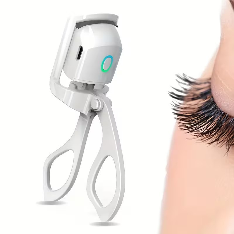 USB Rechargeable Electric Eyelash Curler Heated Long Lasting Lash Curler