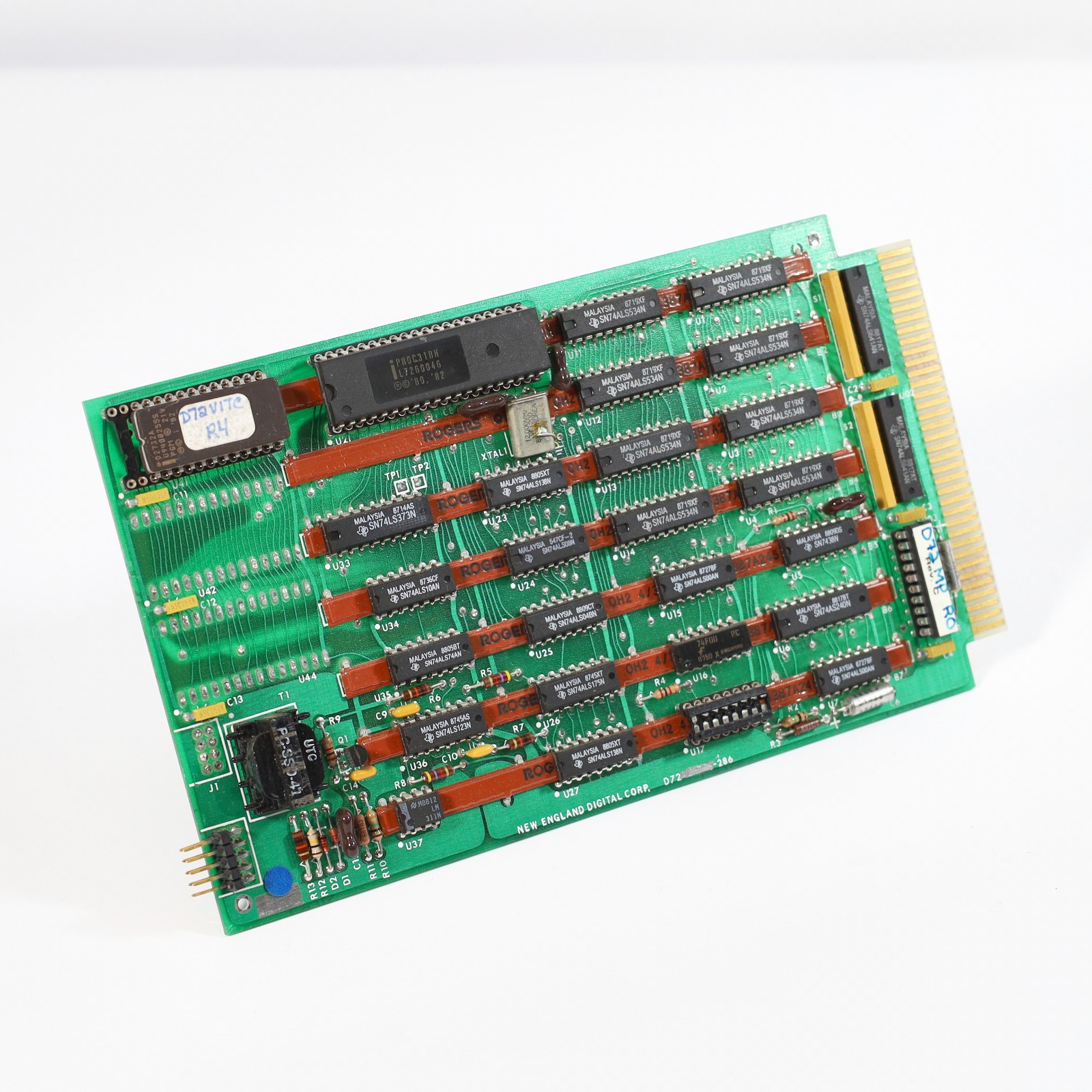 New England Digital Synclavier D72 Computer Bin Card