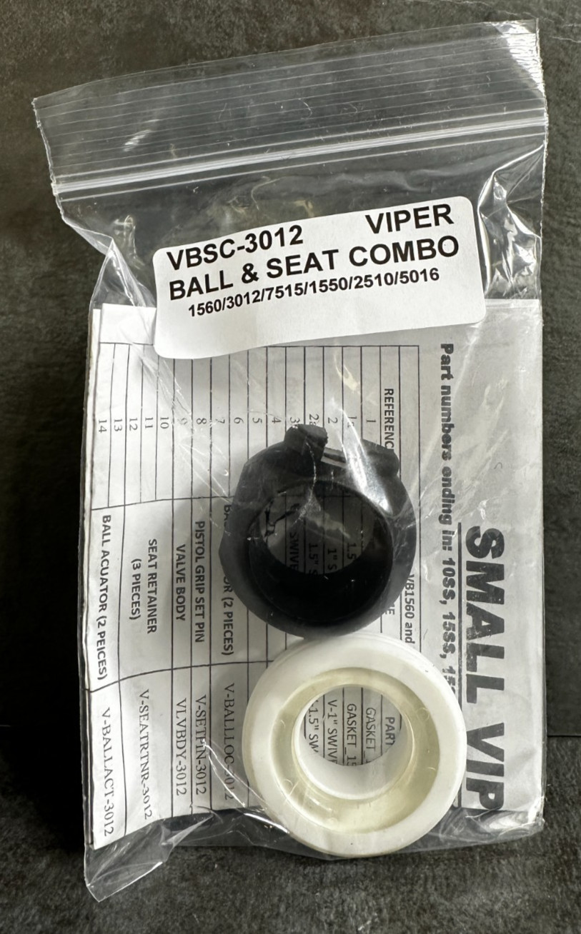 Viper Fire Nozzle Ball & Seat Repiar Kit, new