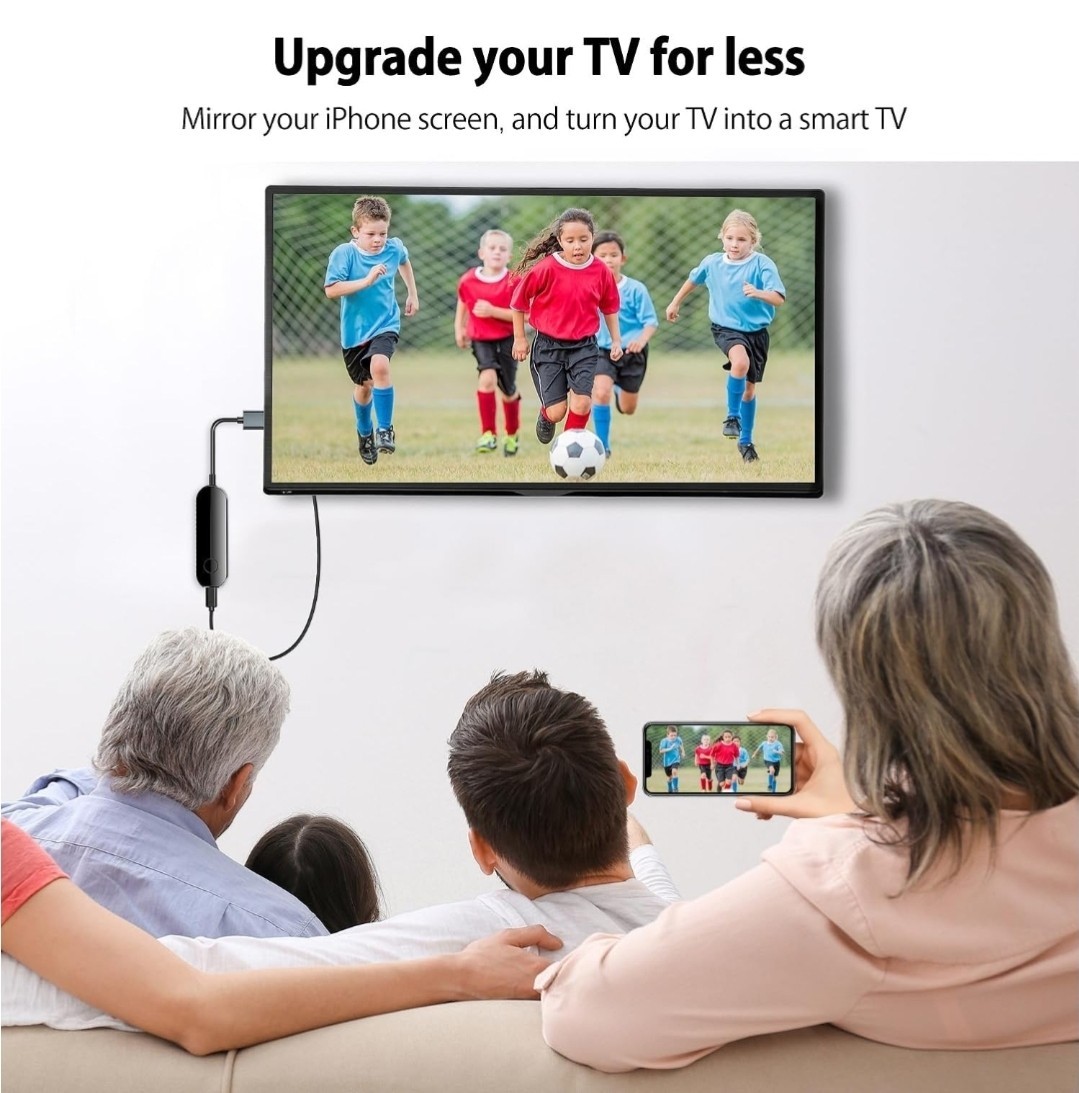 iShare iOS Wireless HDMI Display Adapter (iOS only), Streaming Device for All...