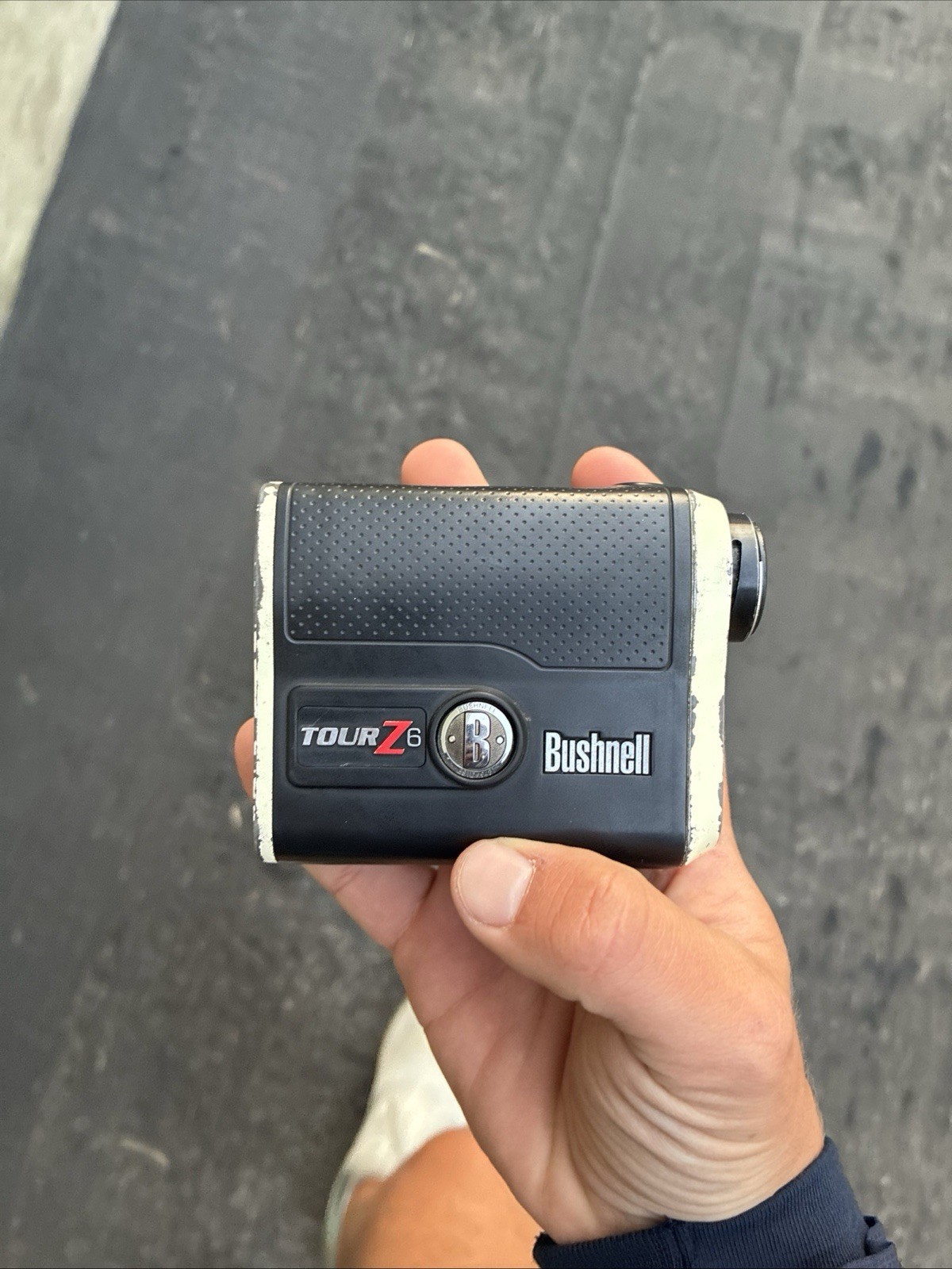 Bushnell Tour Z6 Golf Rangefinder w/ Vivid Display Technology, Black/White
