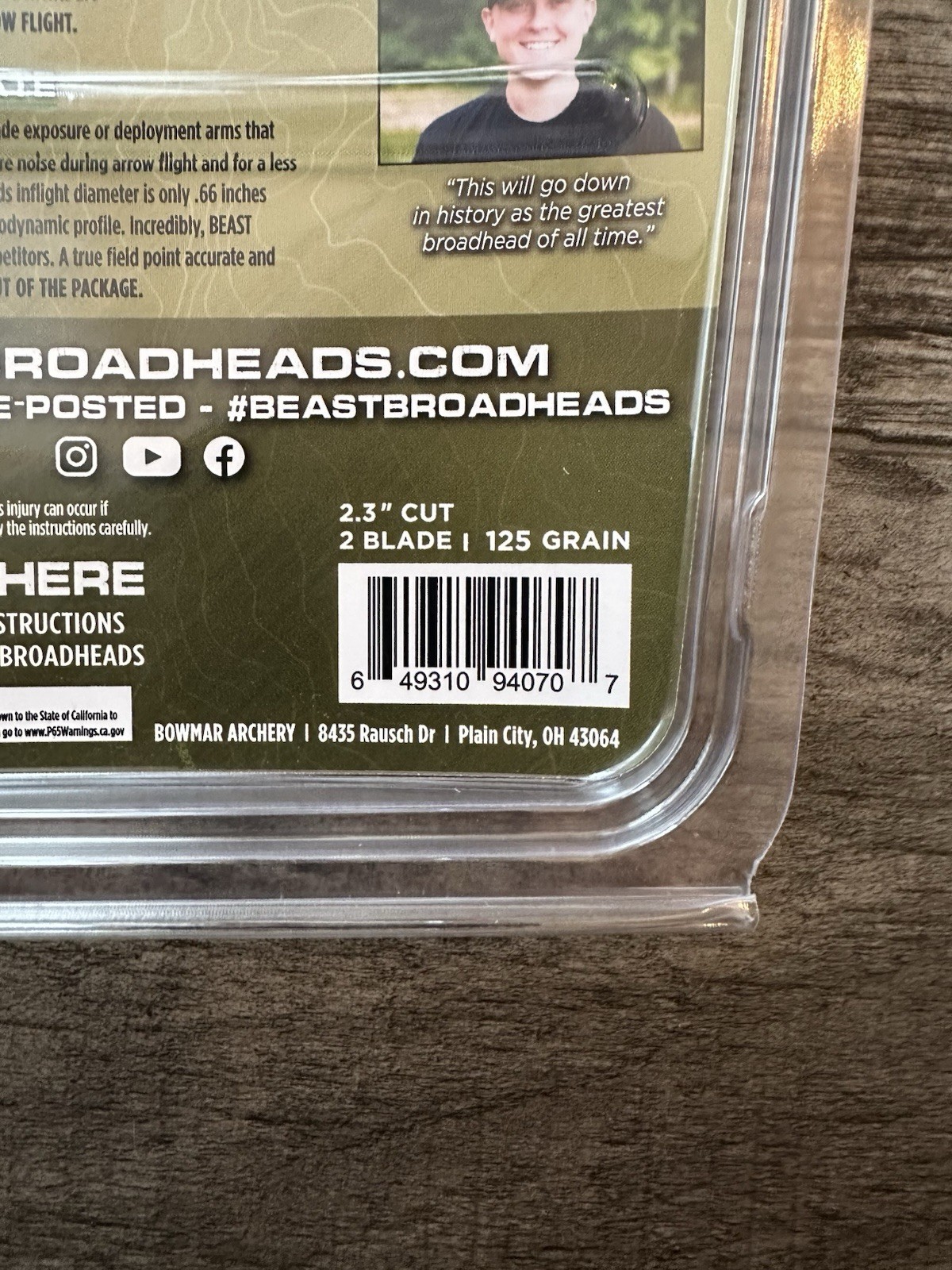BEAST Titanium 125gr 2.3” Broadheads (3pk)