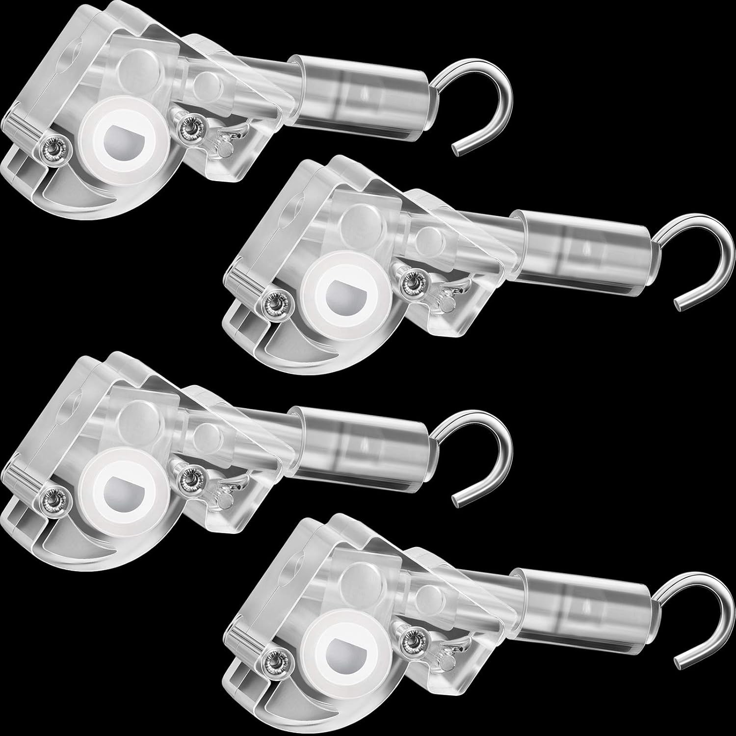 4 Pieces Blind Wand Tilter Control Wand for 1 Inch Mini Blind Head Rail