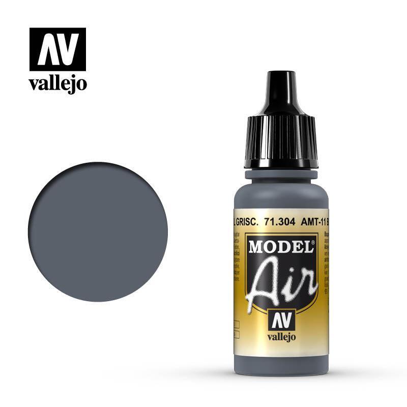 Vallejo 71304 Model Air AMT-11 Blue Grey Acrylic Paint 17ml - US