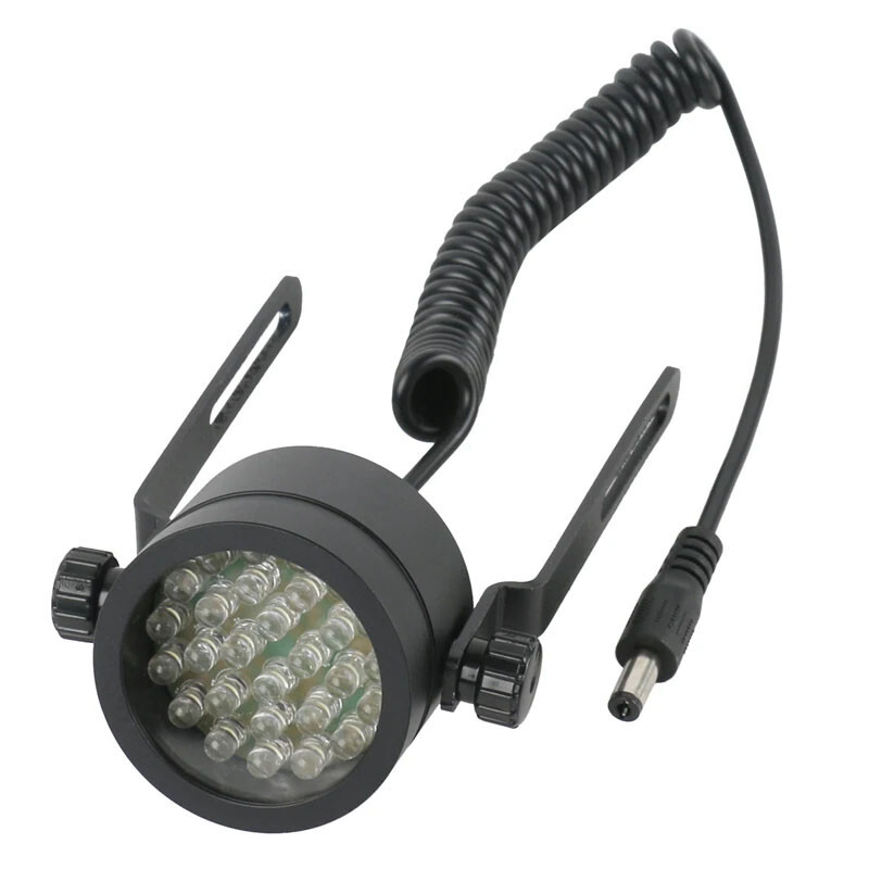 28LED Adjustable Angle Brightness Stereo Microscope Oblique Light Source 90-240V