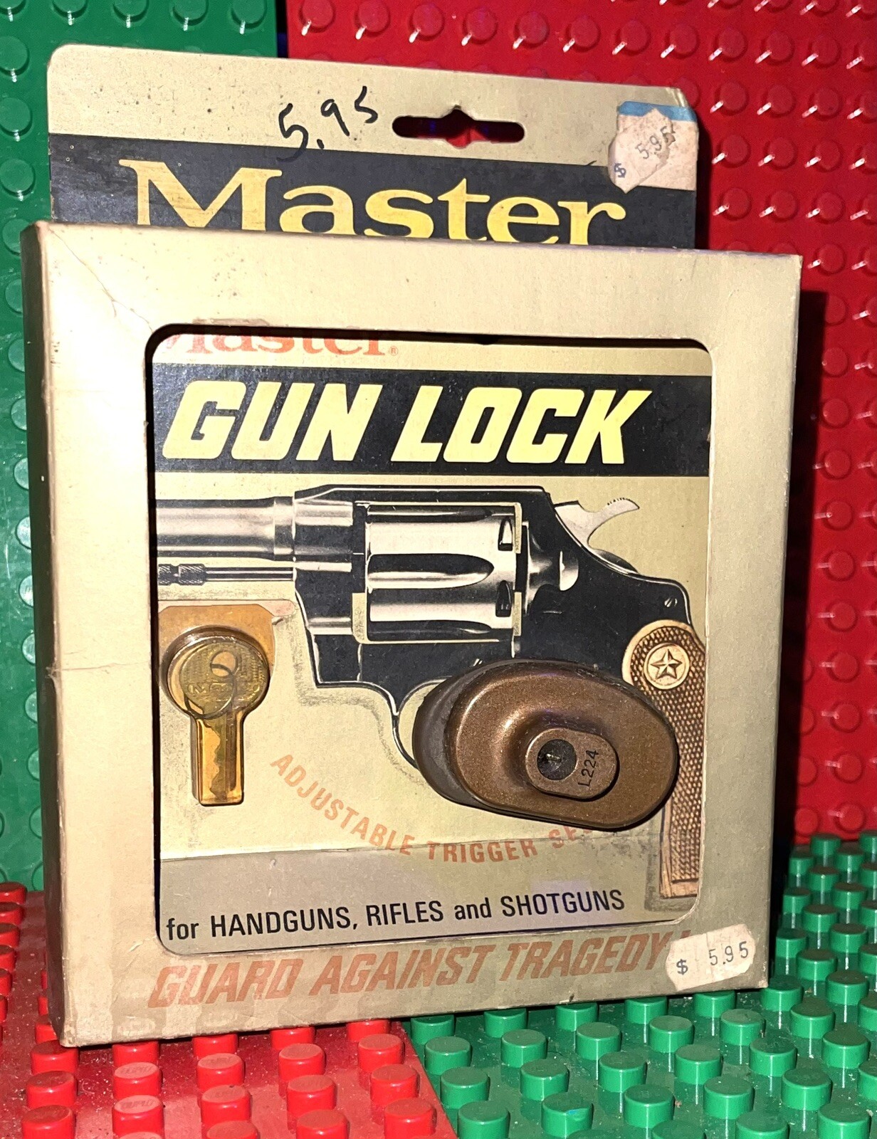 Master Lock No. 90 Vintage NOS Gun Trigger Lock For Rifle Shotgun Handgun 2 Keys
