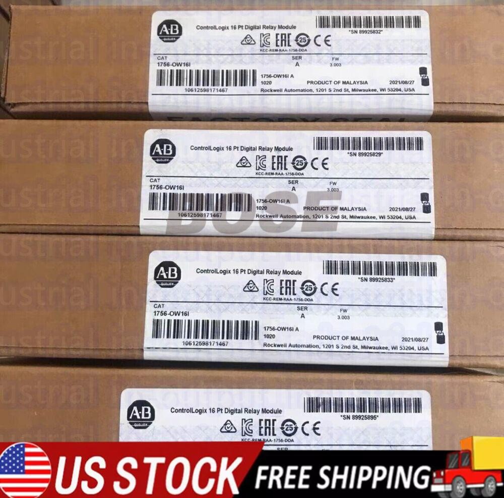 New Factory Allen-Bradley 1756-OW16I ser A ControlLogix Digital Relay Module