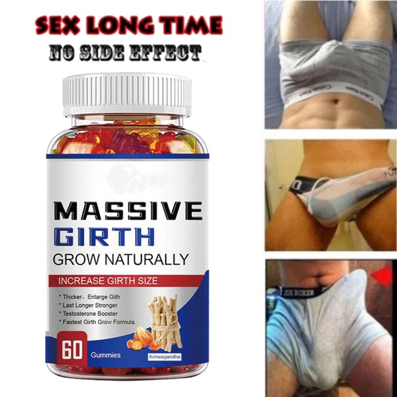 Male Enhancement Gummies Booster & Thicker Last Longer Stronger Bigger 60 Gummy