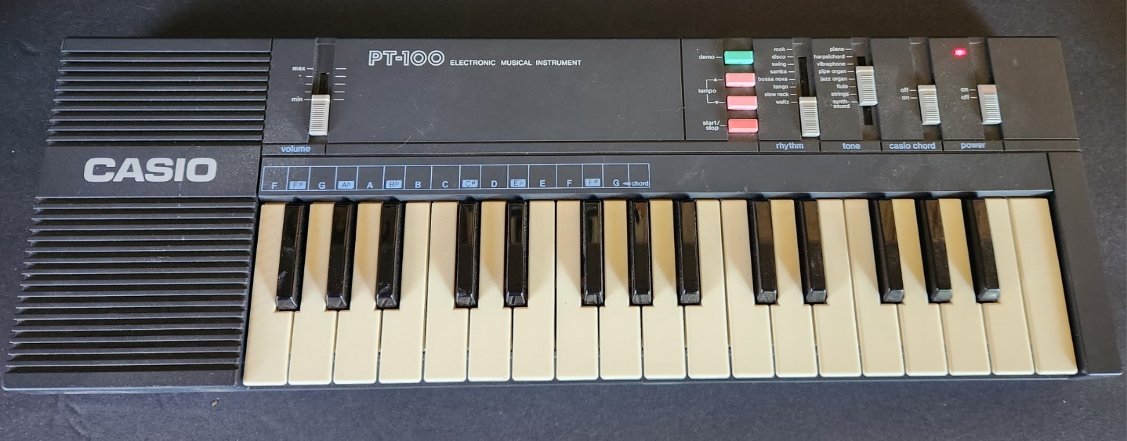 Casio PT-100 32-Key Electronic Keyboard w/ Speaker, Battery Powered