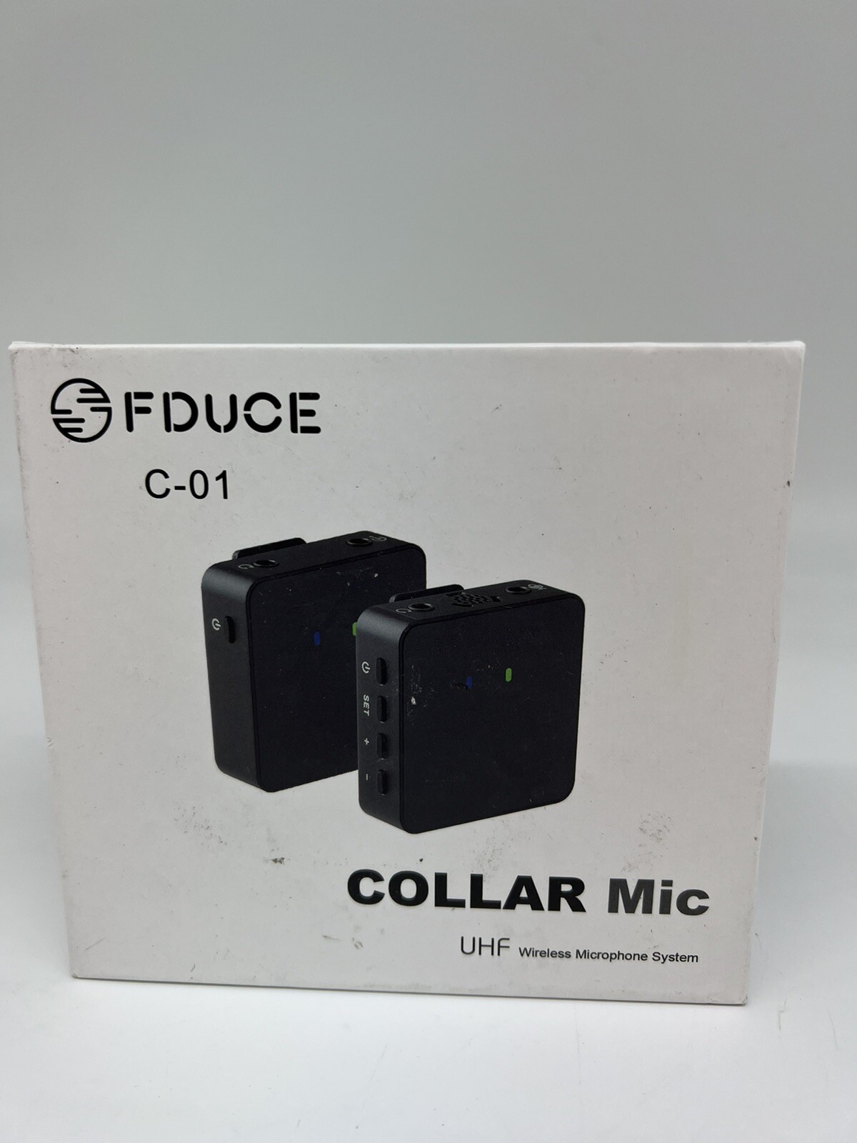 Wireless Lavalier Microphone System, FDUCE UHF Collar Mic kH-A98