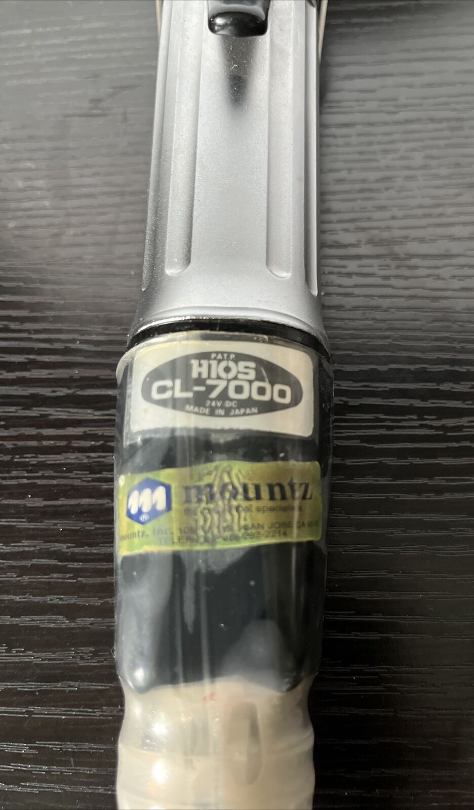 MOUNTZ HIOS CL-7000 ELECTRIC SCREWDRIVER 24 VOLT DC