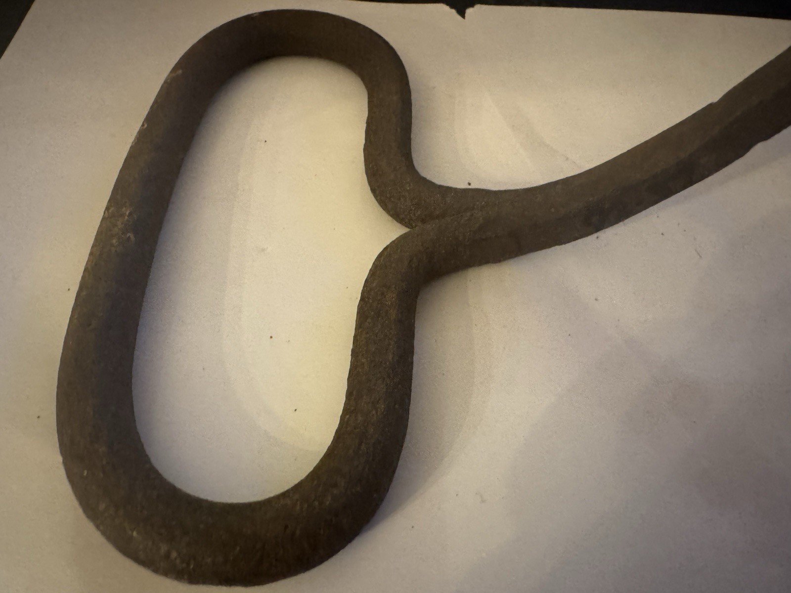 Antique Hand Forged Iron Hay Bale Hook Primitive Blacksmith Barn Tool Rustic