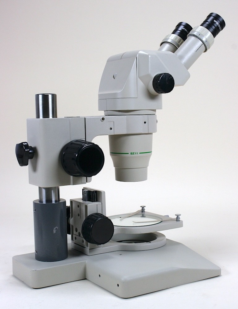 Olympus SZ-1145 Stereo Microscope with Focusable Specimen Stage