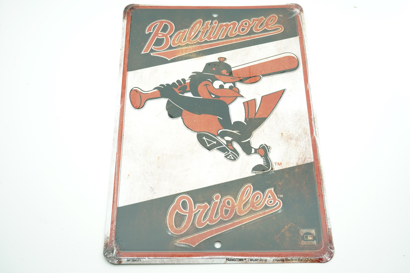 Baltimore Orioles Baseball Vintage Style 8 x 12 Car Garage Man Cave Sign