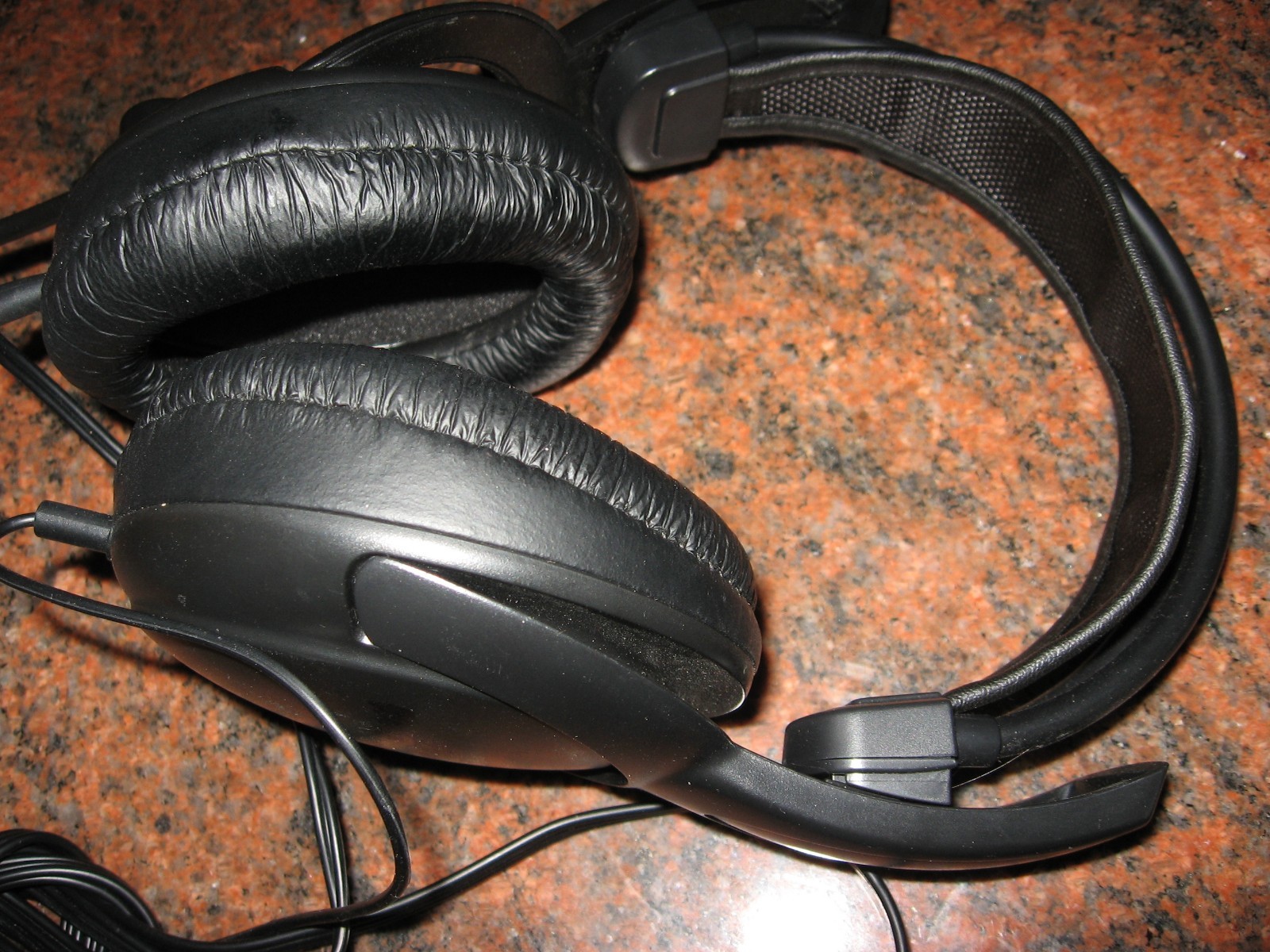 Clearcom Double Muff headphones 4/5-pin XLR RTS BTR STEREO! headset