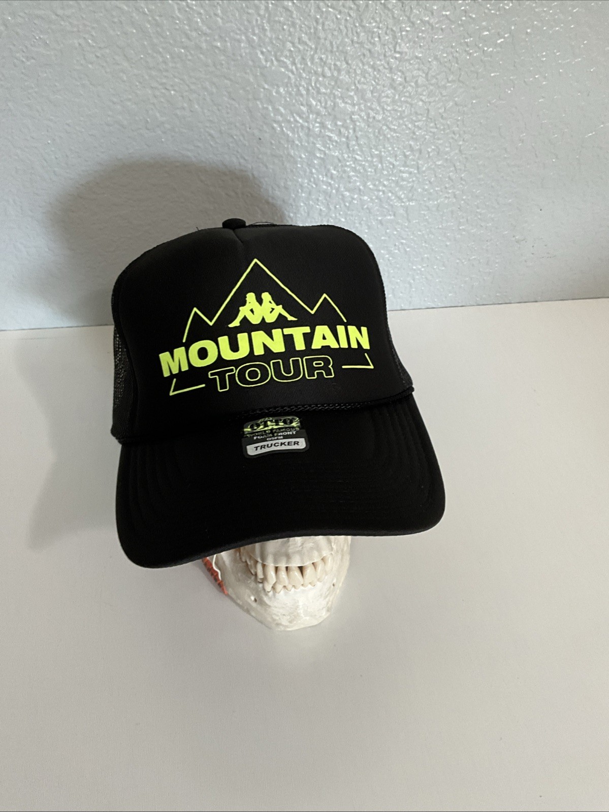Kappa Mountain Tour Unisex Foam Trucker Hat Black New