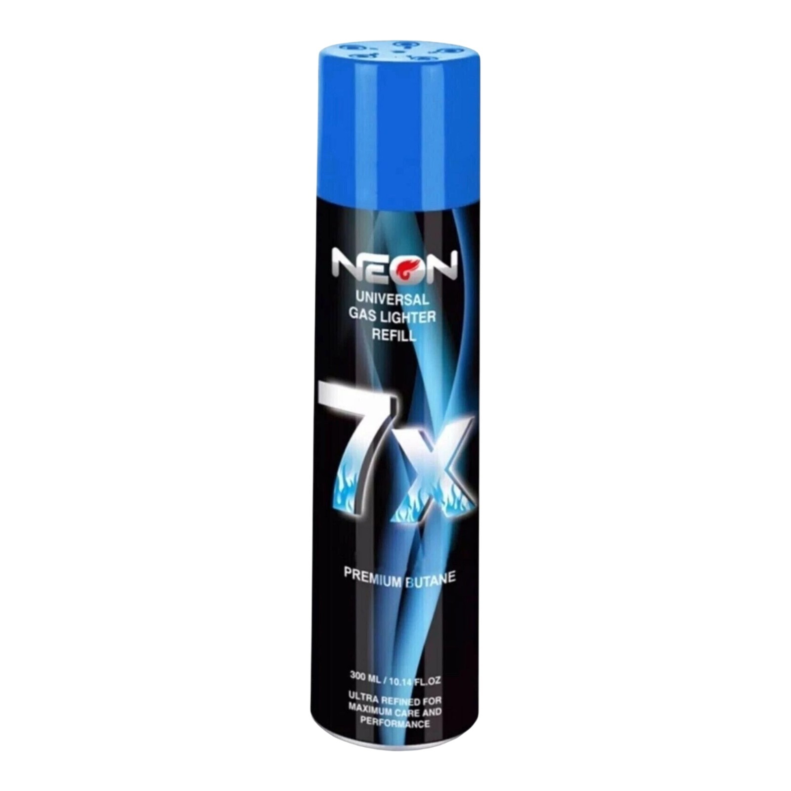 1 Can Neon 7X Refined Butane Lighter Gas Fuel Refill 300 mL 10.14 oZ Canister