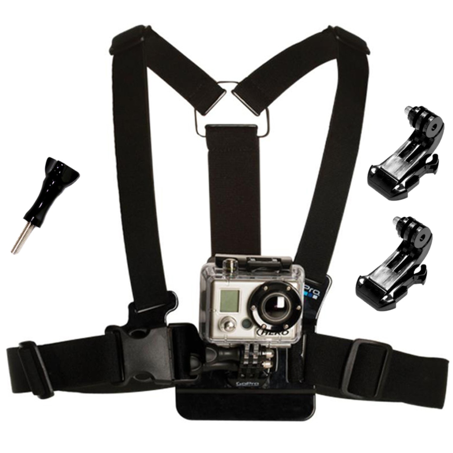 MaximalPower Chest Mount Harness Strap for GoPro Hero 8 7 6 5 4 3 3+ Max Session