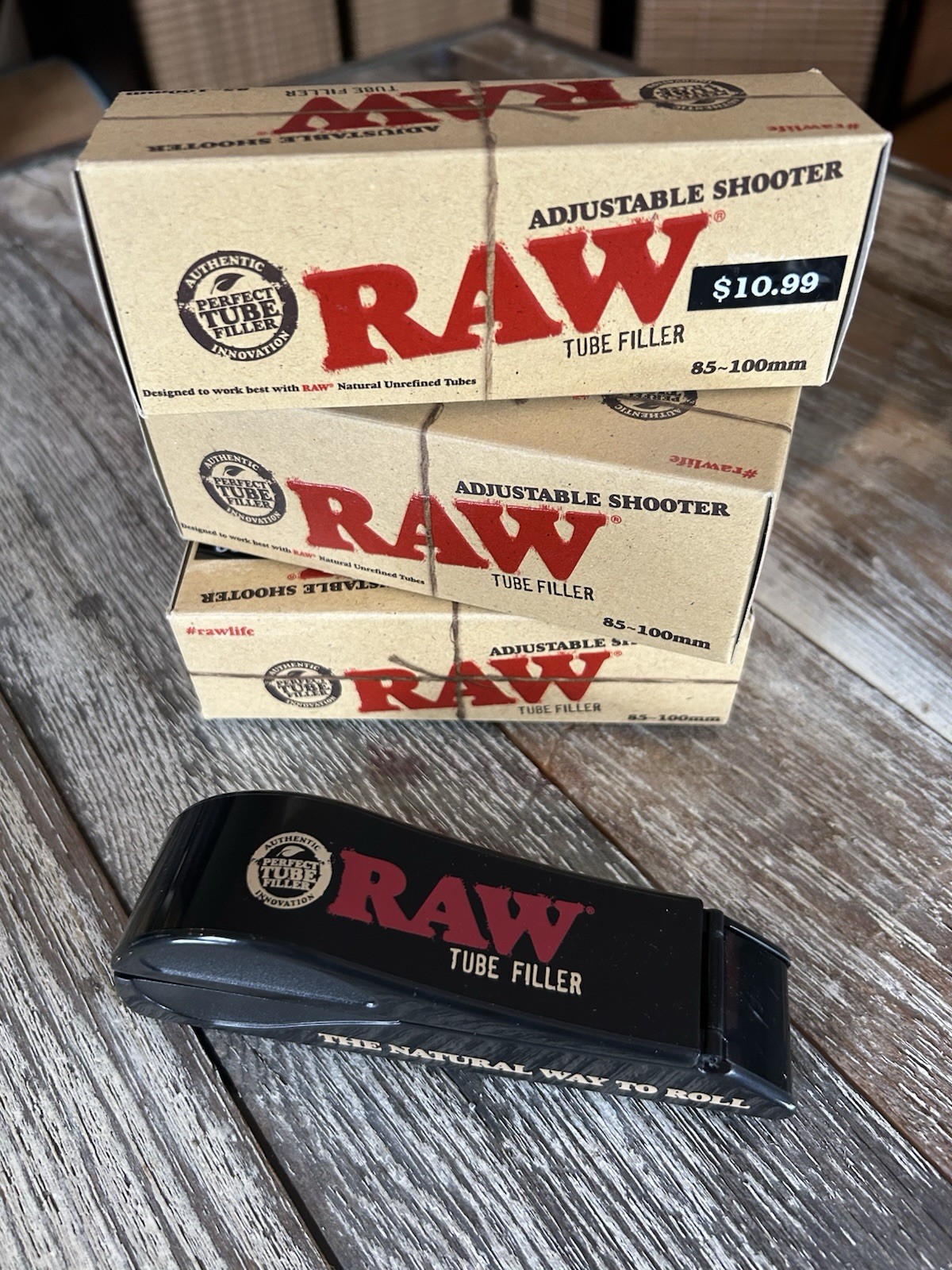 Raw 85-100mm Cigarette Maker Hand Rolling Shooter Tobacco Tube Filler