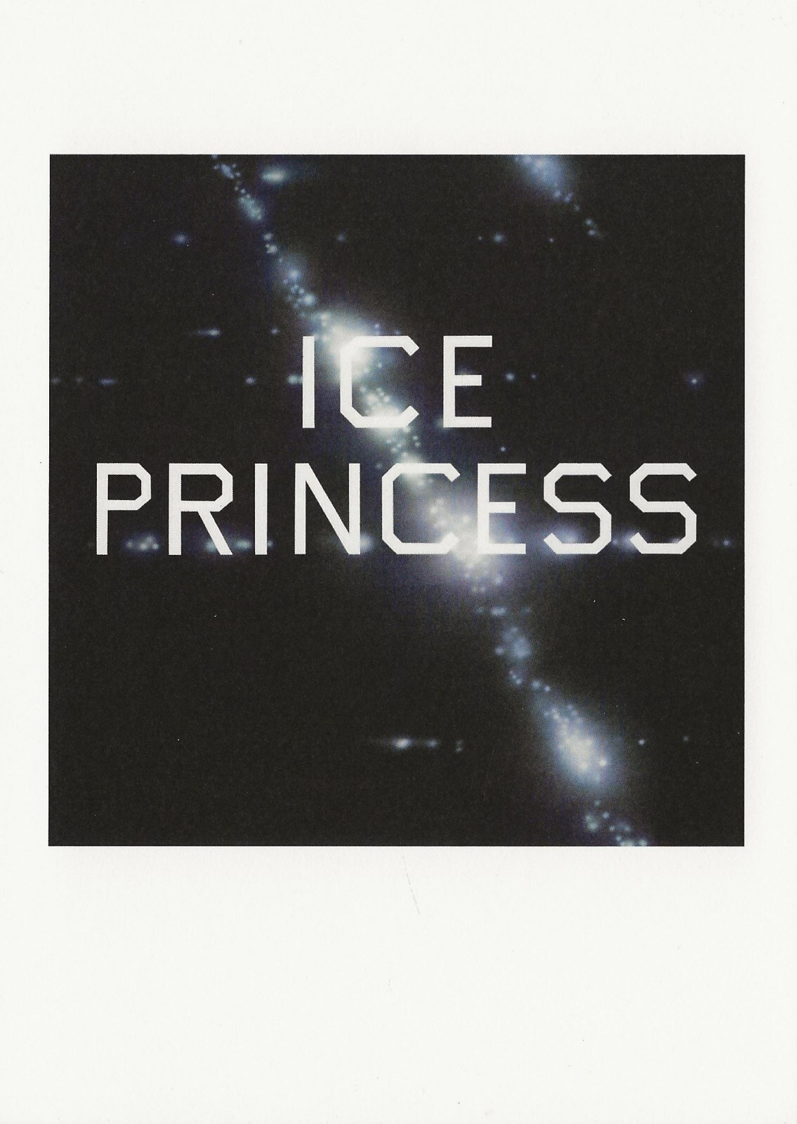 Postcard Ed Ruscha "Ice Princess" 1990 MAM Fort Worth MINT Unused
