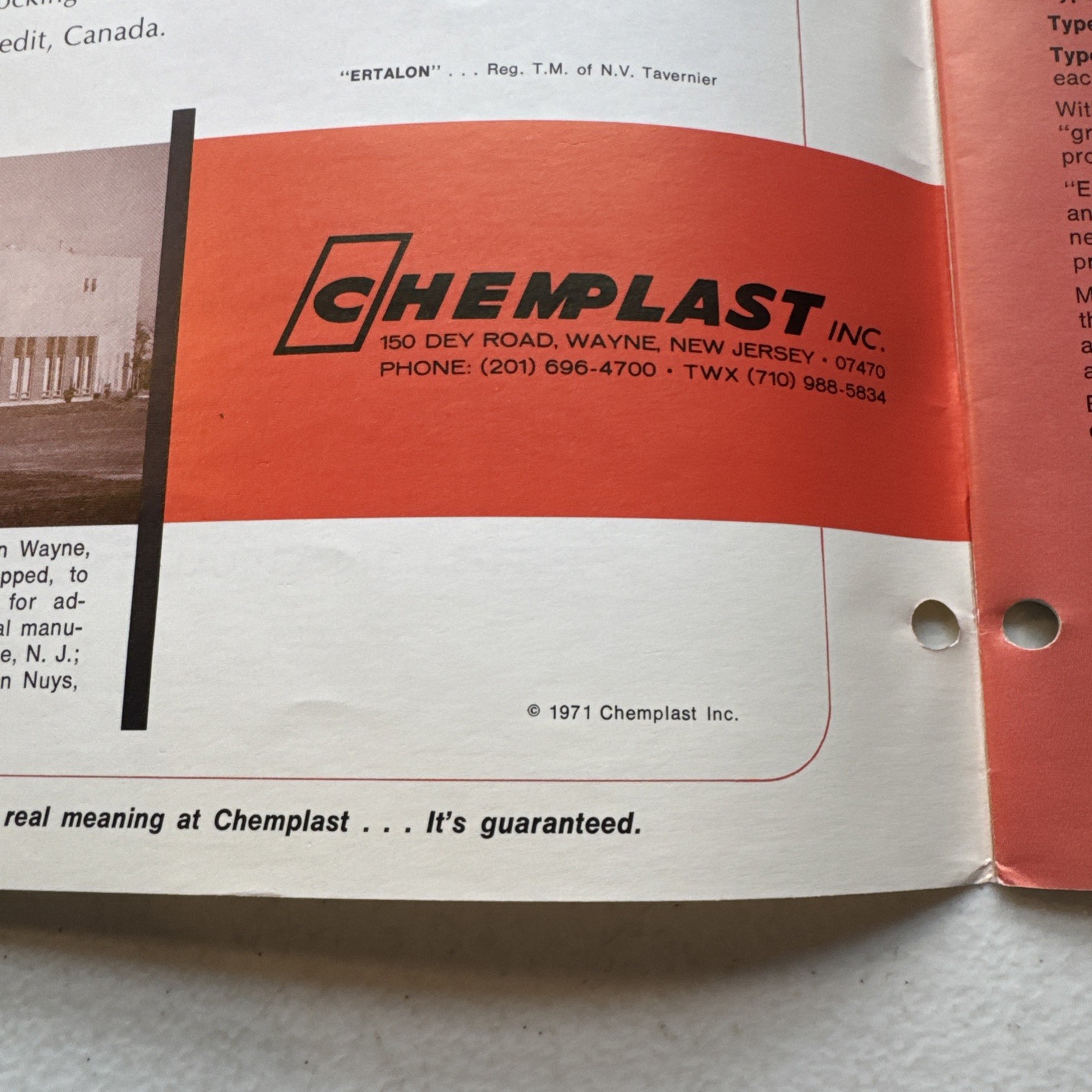 Chemplast Inc. Ertalon Engineering Quality Nylon 1971 Catalog