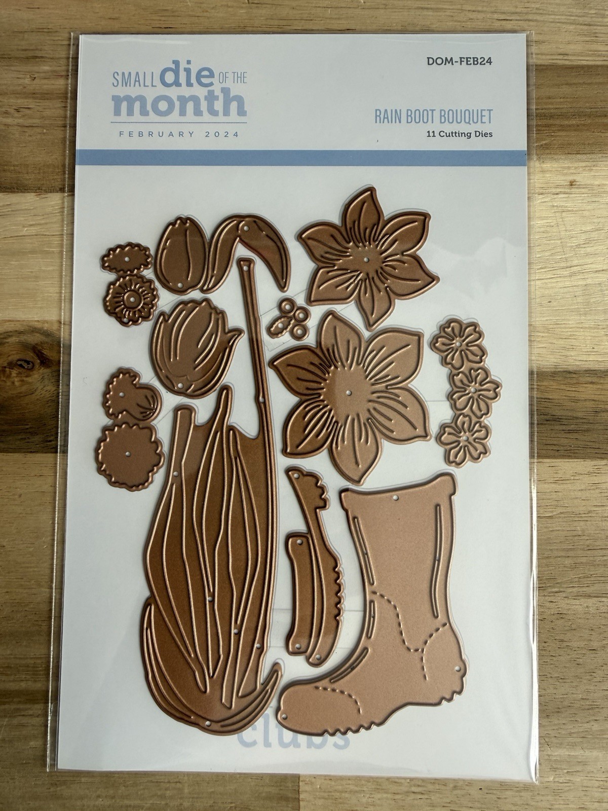 Spellbinders - Rain Boot Bouquet - DOM-FEB24