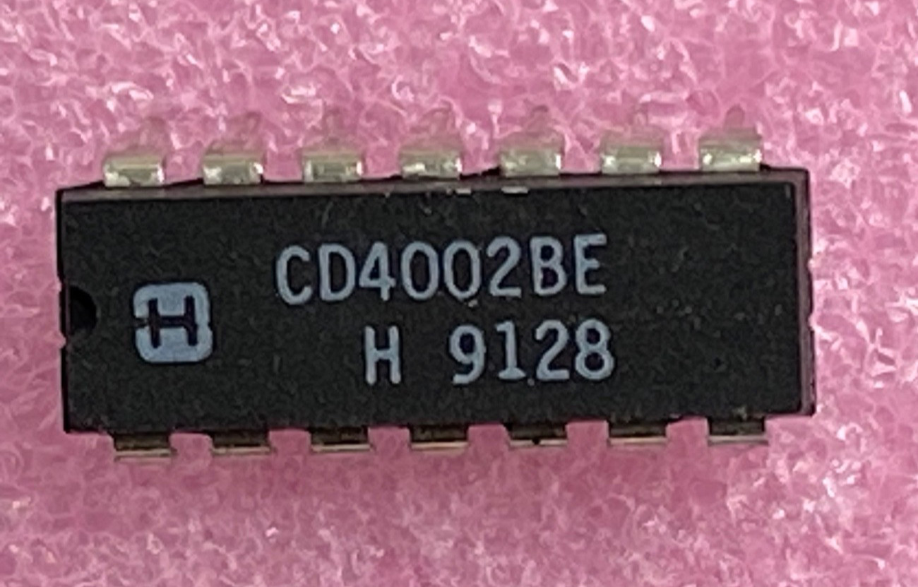 Harris CD4002BE 2 ch 4-input NOR Gate Integrated Circuit