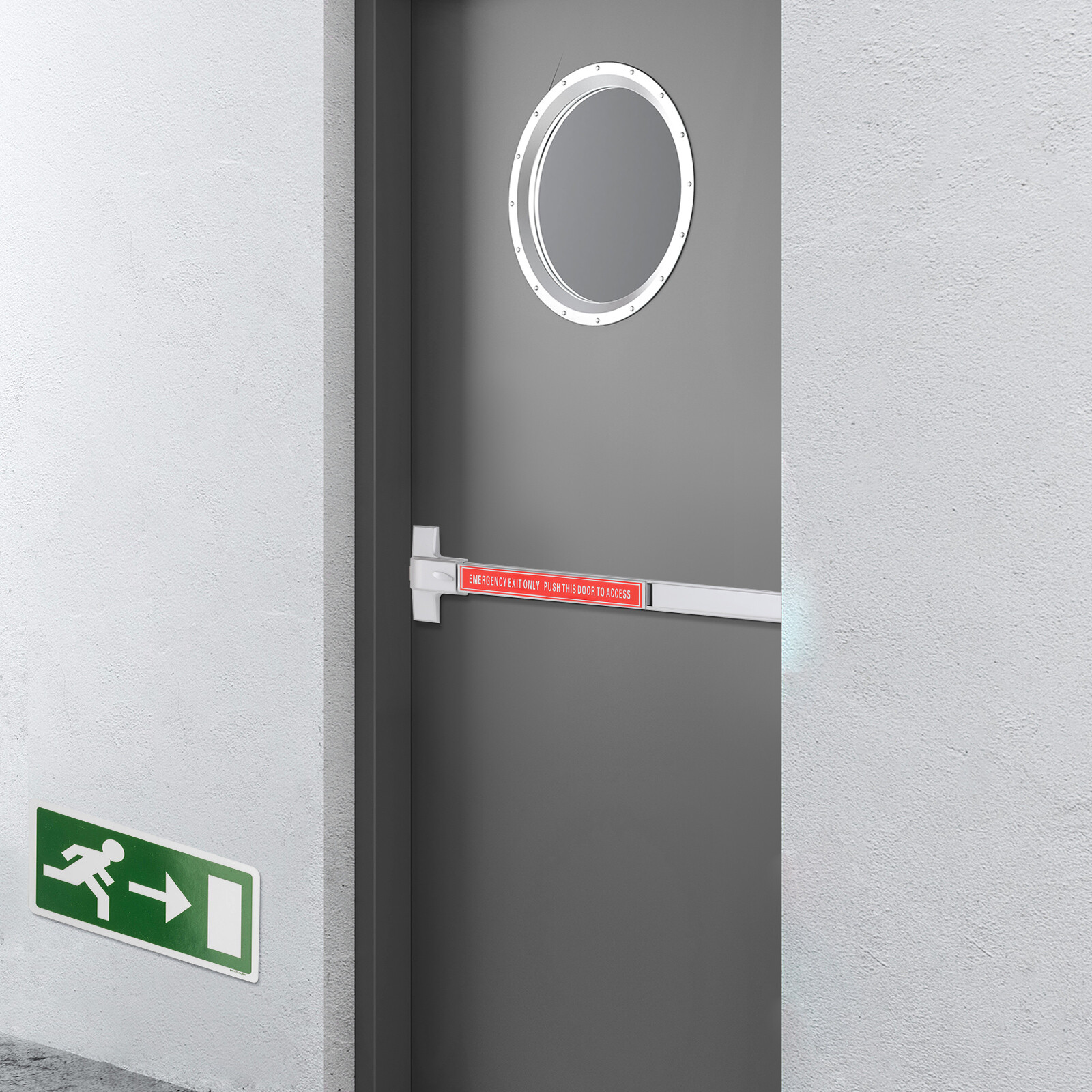Door Push Bar Exit Panic Device lock Emergency Hardware Latches Commercial Grade