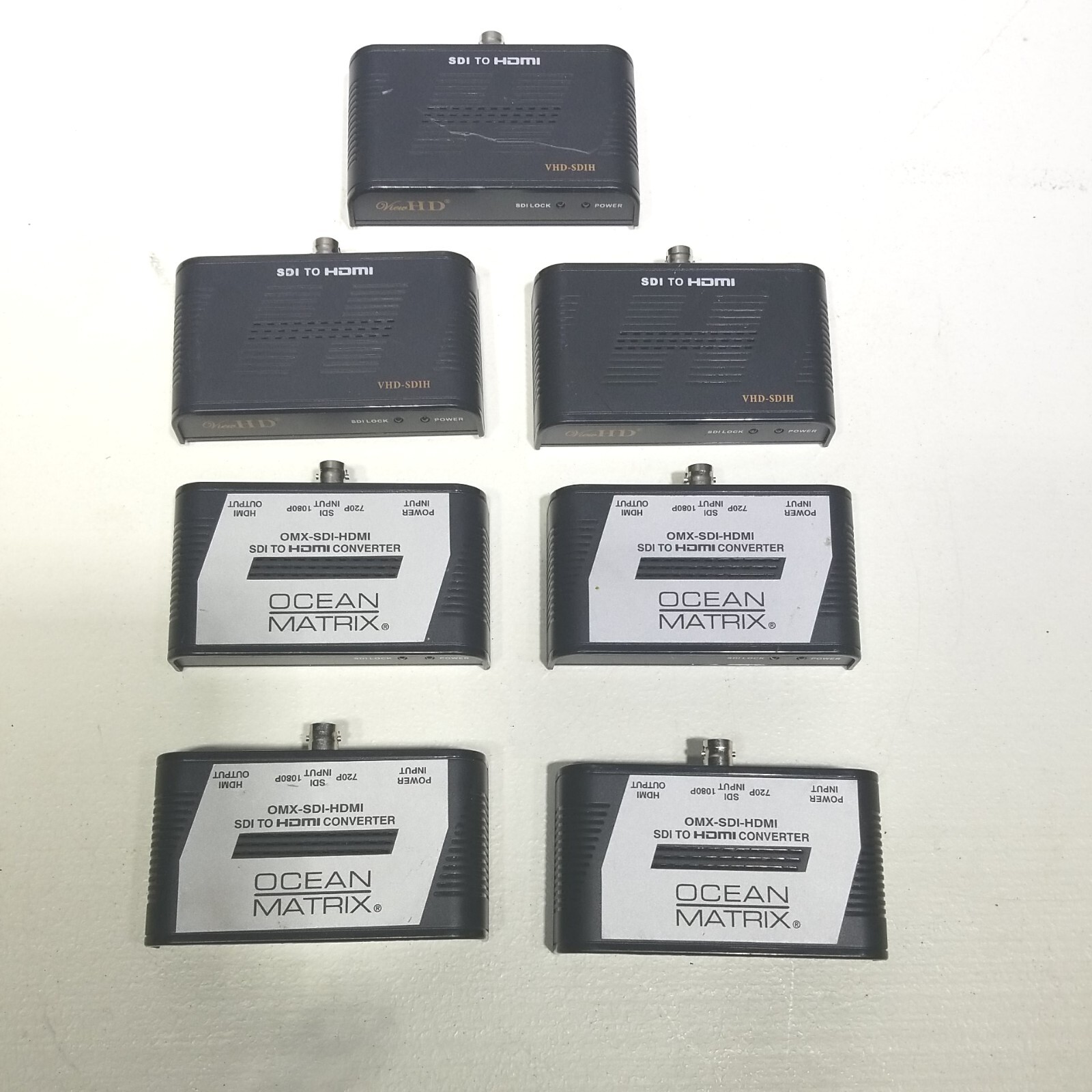 Lot of 720p/1080p SDI to HDMI Converters (x7)